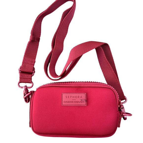 Dagne Dover | Sephora Exclusive Limited Edition Phone Sling Bag Burgundy Red - Picture 1 of 7